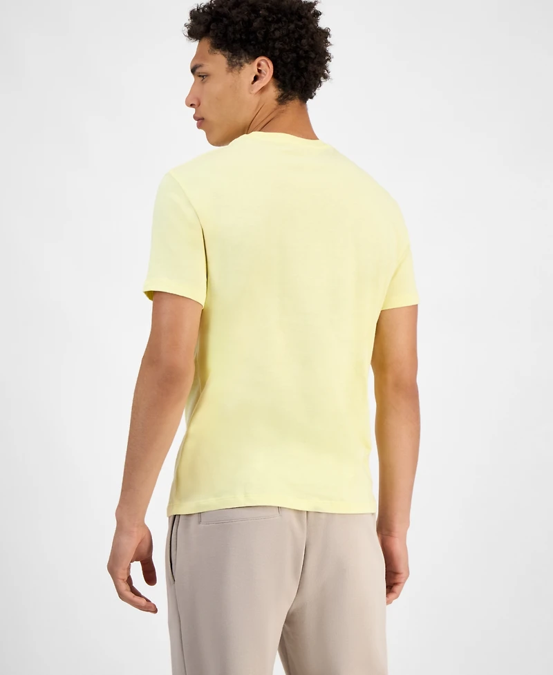 A|X Armani Exchange Men's Slim Fit Short Sleeve Logo Graphic Crewneck T-Shirt