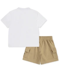 Nike Toddler Boys Pocket T-Shirt & French Terry Shorts, 2 Piece Set