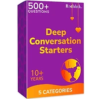 Quokka Conversation Cards Game - Universal Edition - 500 Questions - Share Thoughts