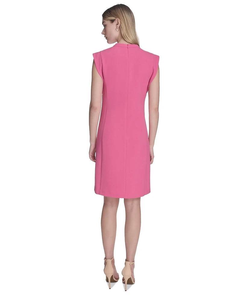 Vince Camuto Women's Embroidered-Yoke Sheath Dress
