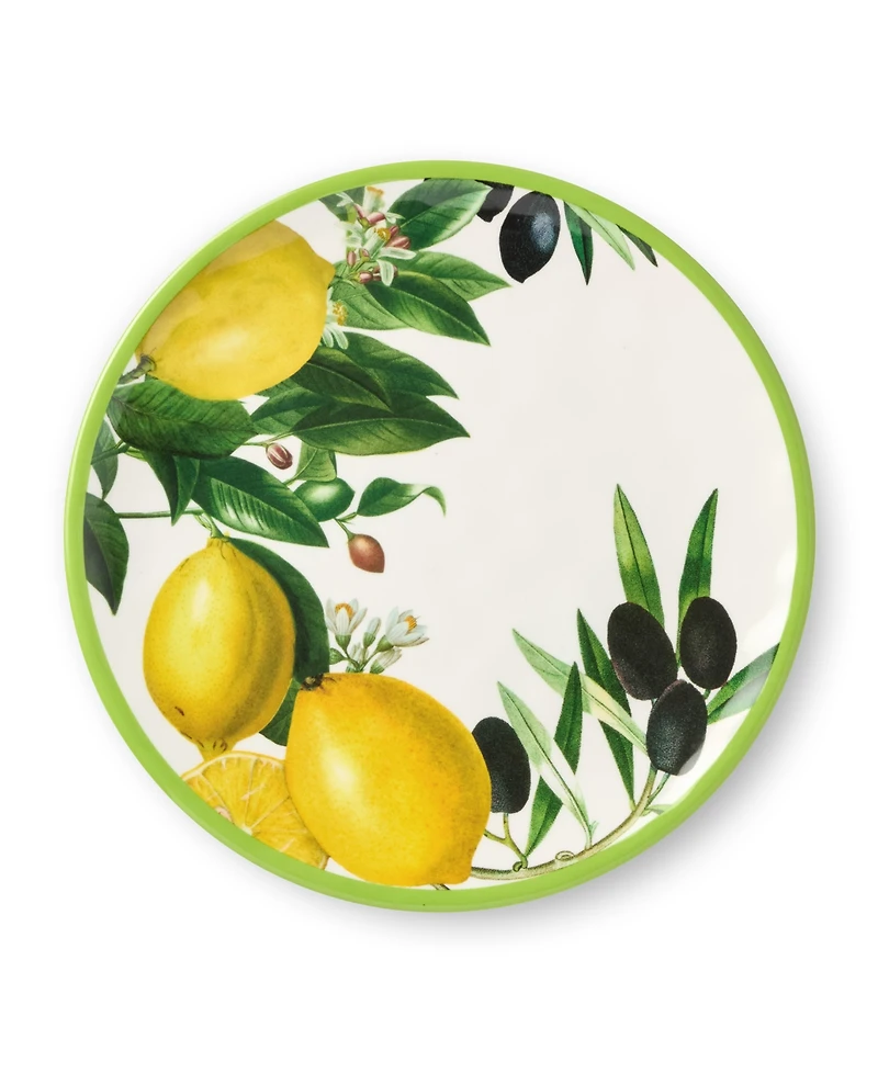 Certified International Limone Melamine 6-Pc. Salad Plates, Service For 6