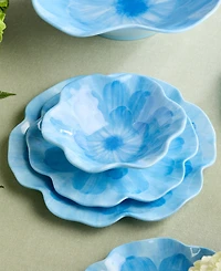 Certified International Wildflower 3-d Floral All-Purpose Bowls, Set of 4
