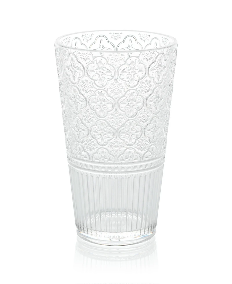 Certified International Victoria Acrylic Ice Tea Glasses