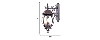 Three-Light Hanging Glass Globe Wall Light – Sleek Pendant for Home Decor