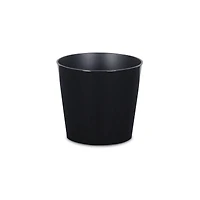 Sturdy Round Plastic Flower Pot for Indoor and Outdoor Spaces