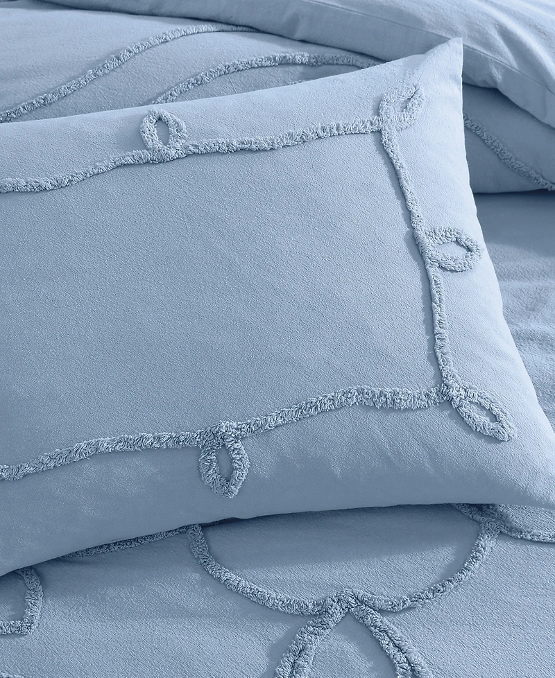 Chf Retro Scroll 3-Pc. Duvet Cover Set