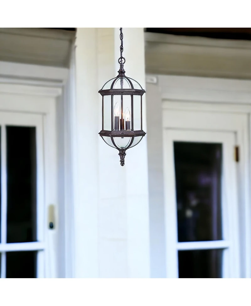 Three-Light Eastern Lantern Hanging Light – Elegant Pendant for Any Space