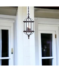 Three-Light Eastern Lantern Hanging Light – Elegant Pendant for Any Space