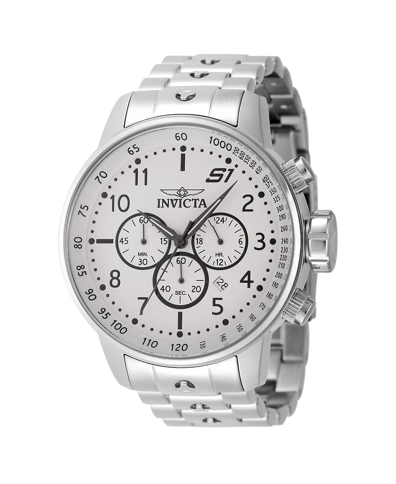 Invicta Men's 23078 S1 Rally Quartz Multifunction Silver Dial Watch