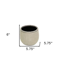 Dot Ceramic Round Pot Planter – Indoor & Outdoor Decorative Plant Pot
