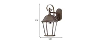 Vintage Swing Arm Hanging Lantern Wall Sconce for Ambient Lighting