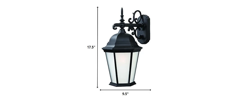 Outdoor Domed Hanging Lantern Wall Light – Stylish Lighting for Home & Garden
