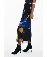 Desigual Women's Skirt designed by Mr. Christian Lacroix