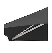 Round Market Patio Umbrella – Polyester Sun Shade for Outdoor Spaces