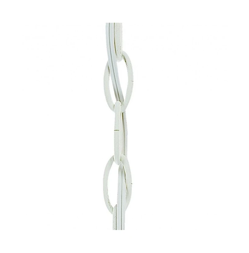 White Glass Globe Hanging Light