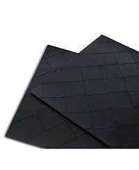 Dainty Home Modena Reversible Premium Leather 12" x 18" Rectangular Placemats Set of 4