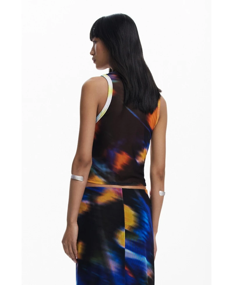 Desigual Women's T-shirt designed by Mr. Christian Lacroix