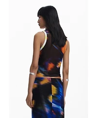 Desigual Women's T-shirt designed by Mr. Christian Lacroix