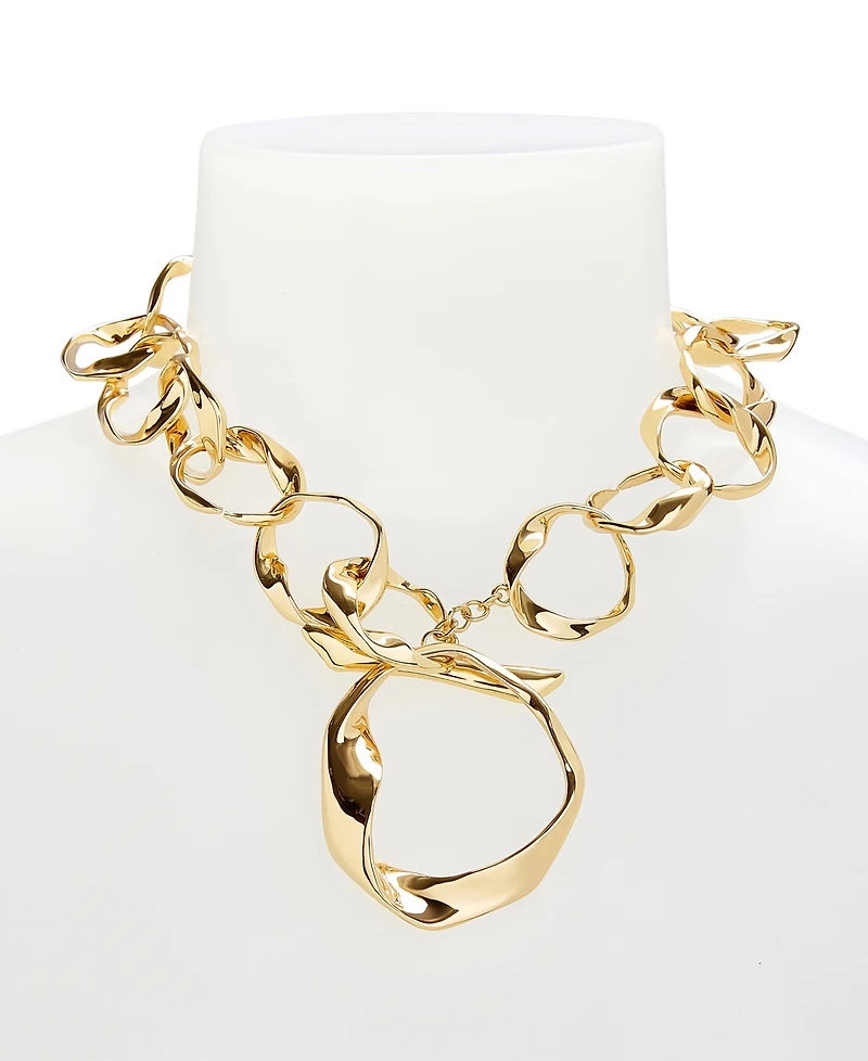 Robert Lee Morris Soho Sculpted Link Collar Necklace