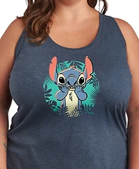Hybrid Apparel Plus Lilo Stitch Graphic Tank Top