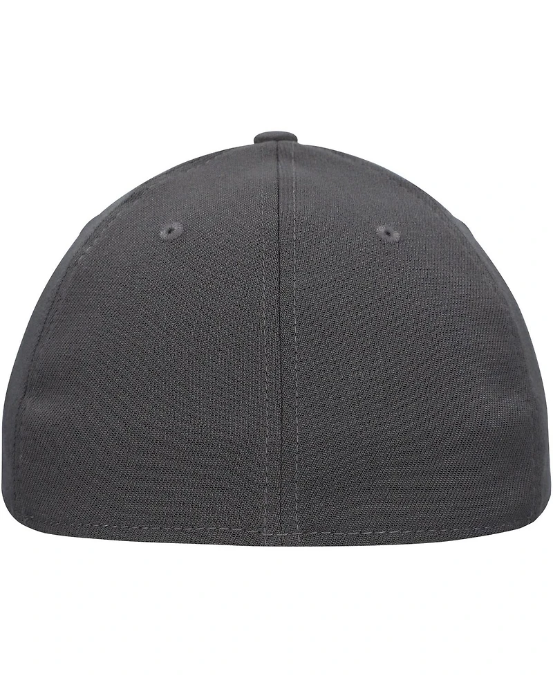New Era Men's Charcoal Detroit Lions Primary Logo 39THIRTY Flex Hat