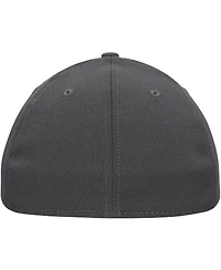 New Era Men's Charcoal Detroit Lions Primary Logo 39THIRTY Flex Hat