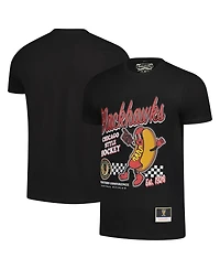 Mitchell & Ness Men's Black Chicago Blackhawks Local Food T-Shirt
