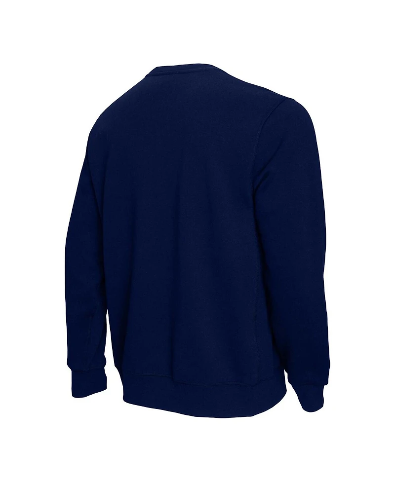 Mitchell & Ness Men's Navy Penn State Nittany Lions Elite Script Pullover Sweatshirt