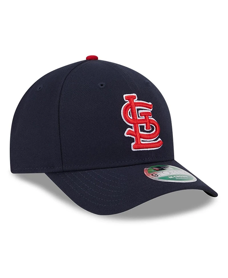New Era Men's Navy St. Louis Cardinals Player Replica 9FORTY Adjustable Hat