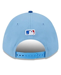 New Era Men's Light Blue Texas Rangers Player Replica 9FORTY Adjustable Hat