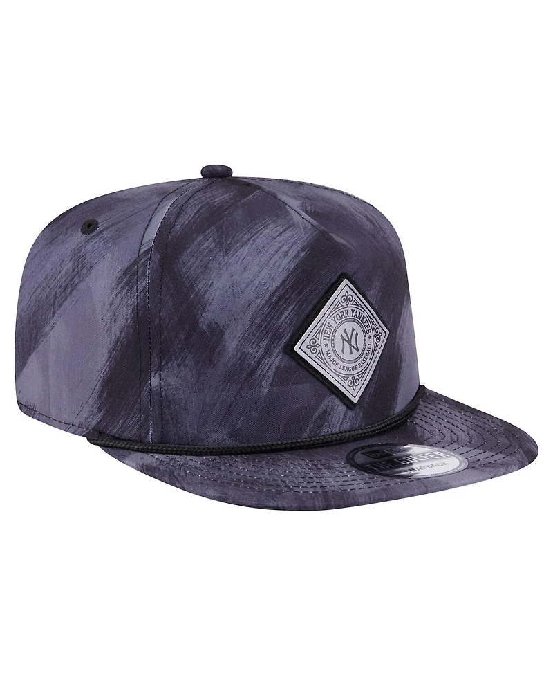 New Era Men's Navy New York Yankees Printed Golfer Snapback Hat