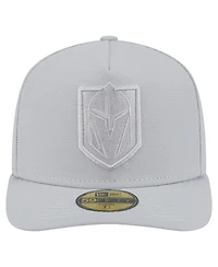 New Era Men's Gray Vegas Golden Knights Color Pack A-Frame 59FIFTY Fitted Hat