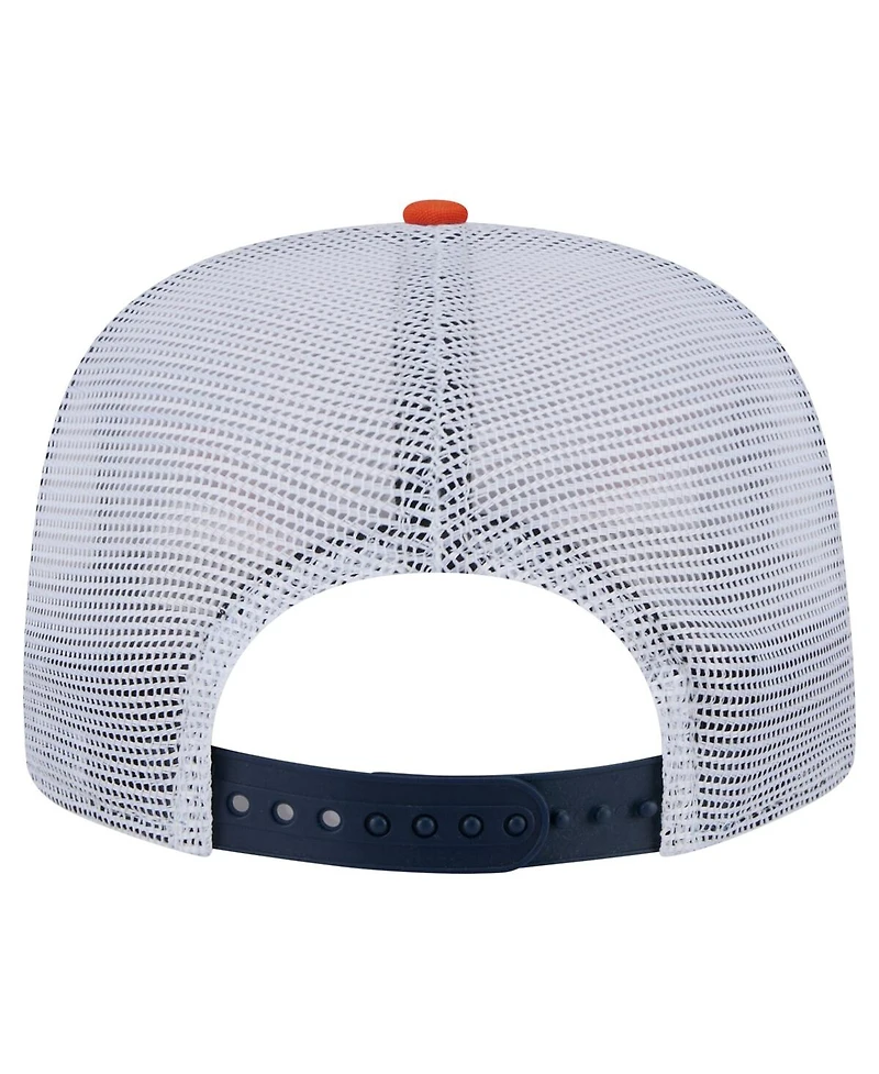 New Era Men's Orange/Navy Chicago Bears Throwback Dye Golfer Snapback Hat