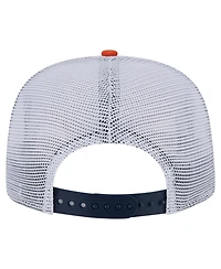 New Era Men's Orange/Navy Chicago Bears Throwback Dye Golfer Snapback Hat