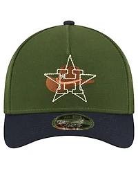 New Era Men's Dark Green Houston Astros City Feature 9FORTY A-Frame Adjustable Hat
