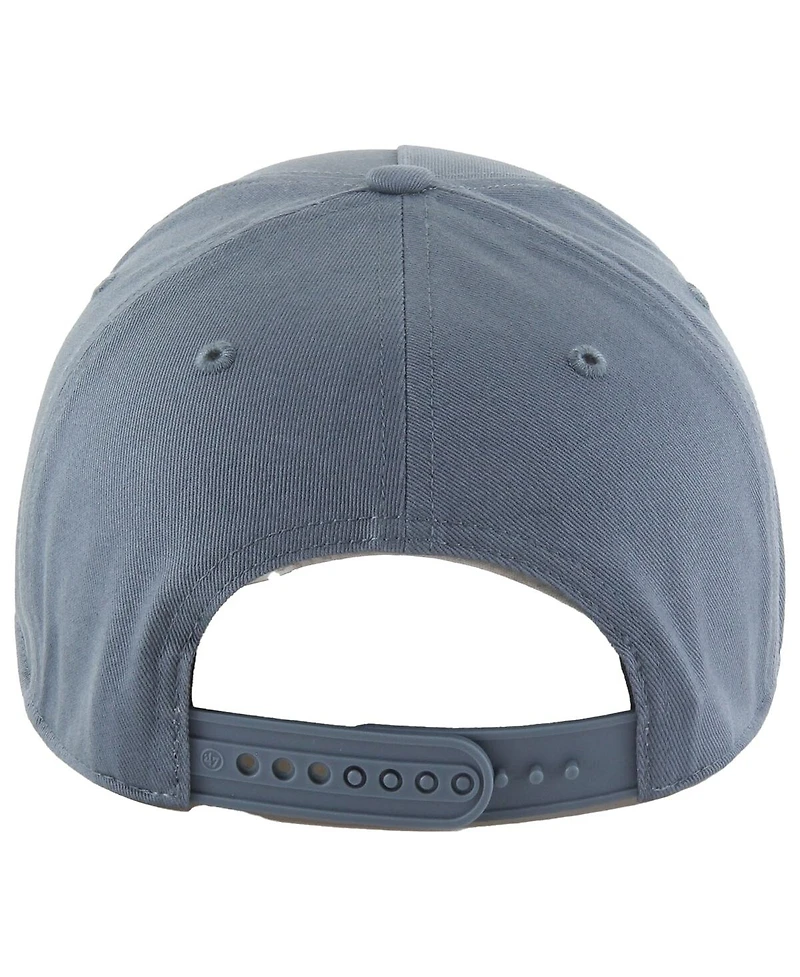 '47 Brand Men's Gray Kansas Jayhawks Foundation Offside Adjustable Hat
