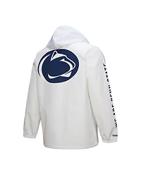 Mitchell & Ness Men's White Penn State Nittany Lions Coaches Full-Snap Hoodie Jacket