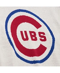 Mitchell & Ness Men's Cream Chicago Cubs Retro Pullover Sweater