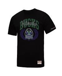 Mitchell & Ness Men's Black Milwaukee Bucks Nba x Michelob Ultra Rewind Ii T-Shirt