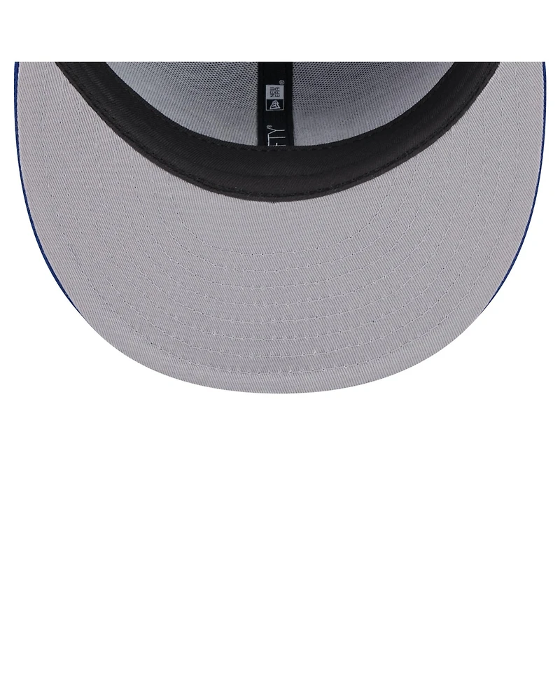 New Era Men's Royal Miami Marlins White Logo 59FIFTY Fitted Hat