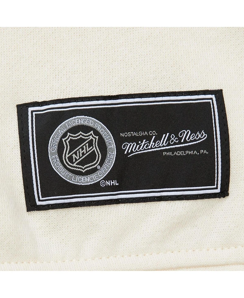 Mitchell & Ness Women's Cream Seattle Kraken Logo 3.0 Pullover Sweatshirt