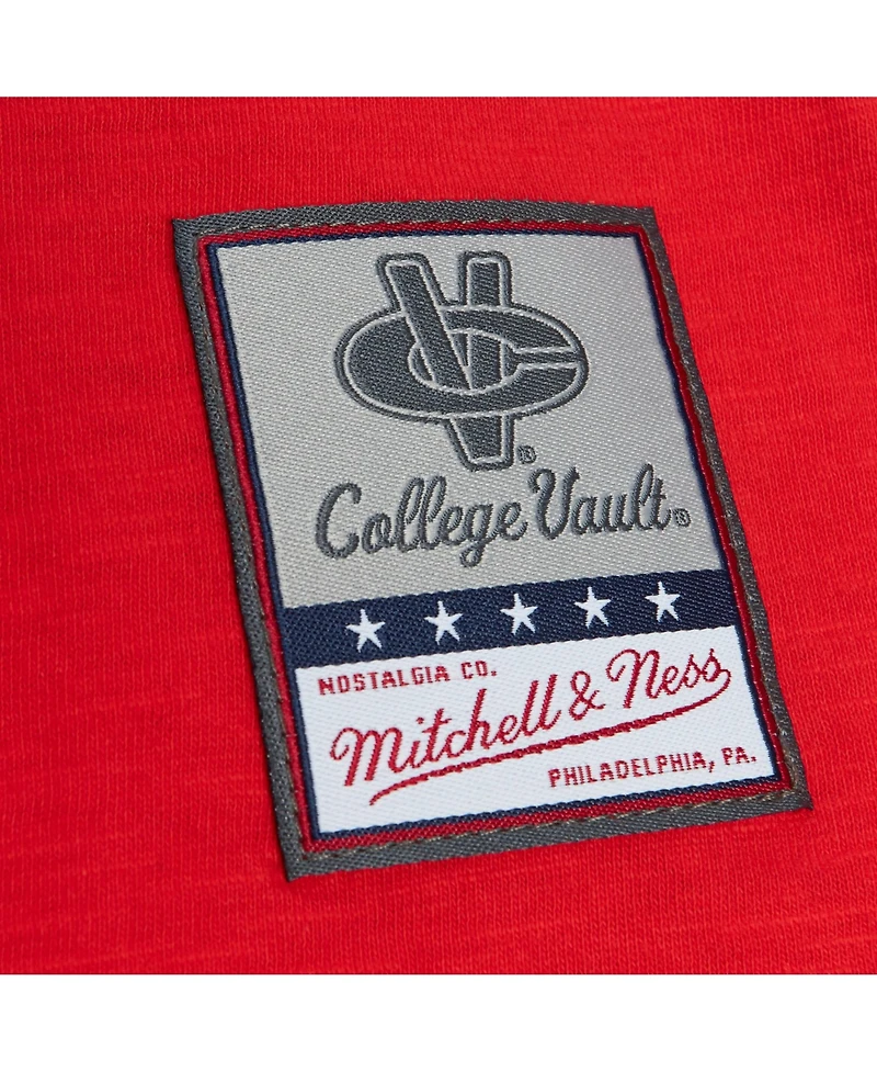 Mitchell & Ness Men's Red Texas Tech Raiders Legendary Slub Raglan Long Sleeve T-Shirt