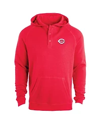 Dunbrooke Men's Red Cincinnati Reds Montana Lightweight Raglan Pullover Hoodie