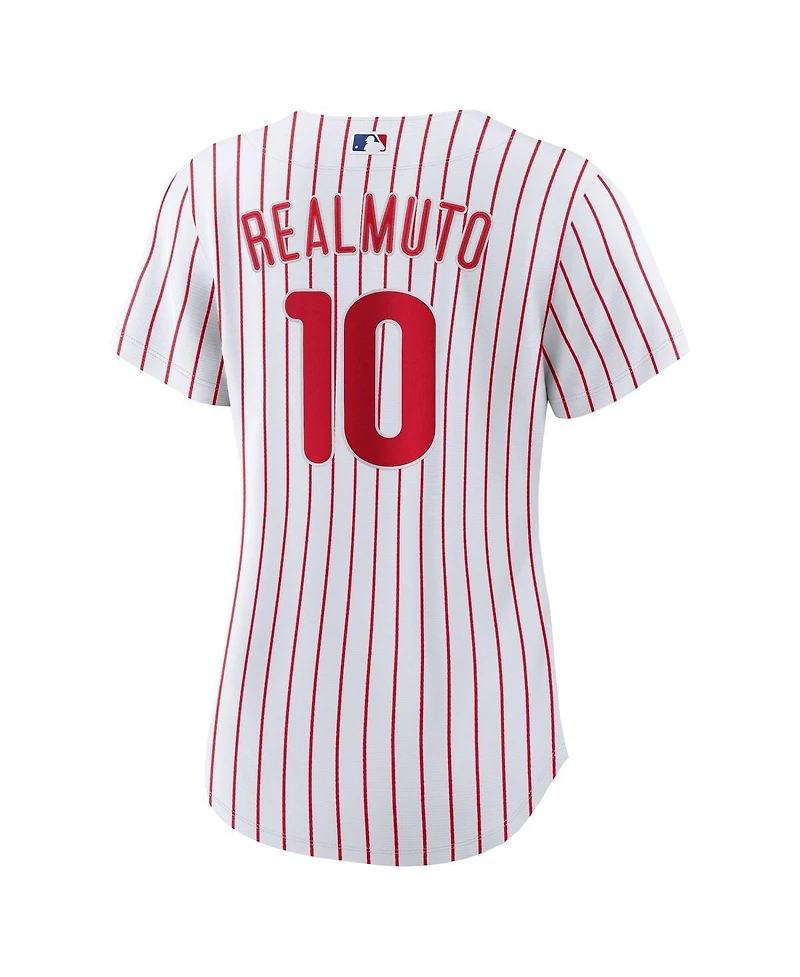Nike Women's J.t. Realmuto White Philadelphia Phillies Home Replica Jersey