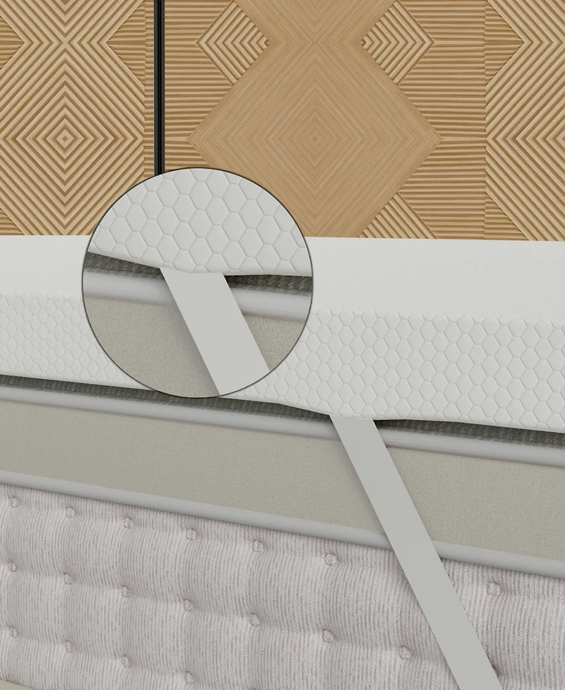 Payton 2" Medium Firm Mattress Topper with Breathable Cover