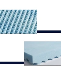 Payton 2" Convoluted Gel Memory Foam Mattress Topper