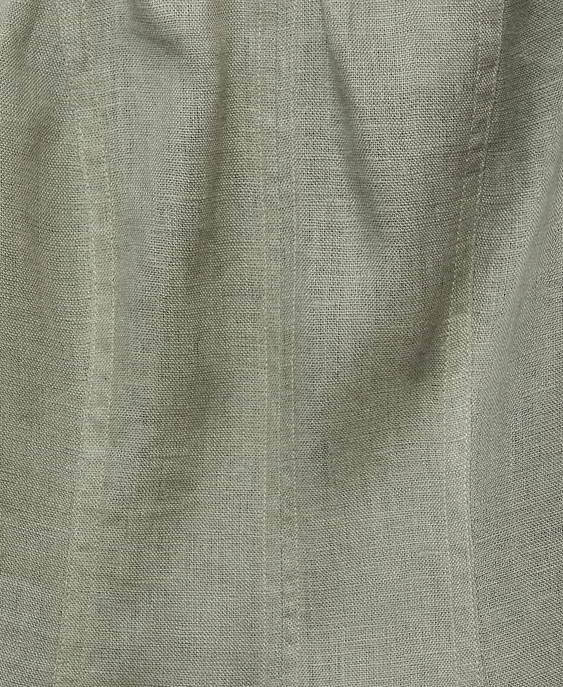 Mango Women's Puffed-Sleeve Linen Dress