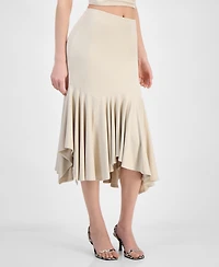Guess Women's Kenzie Pull-On Flounce Midi Skirt