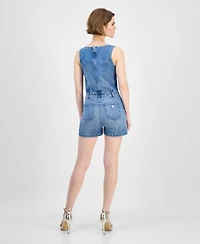 Guess Women's Sunni Denim Romper