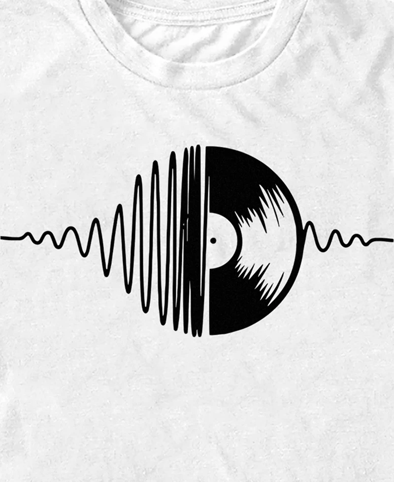 Design By Humans Men's Music Vinyl Short Sleeve T-Shirt